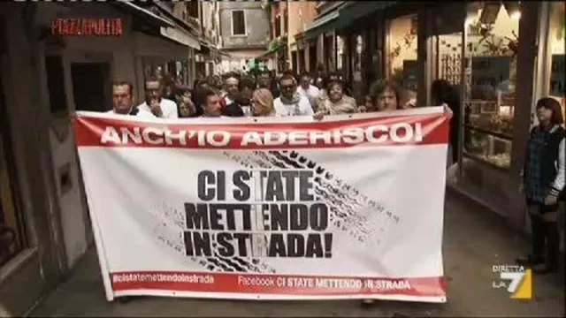 La marcia degli imprenditori veneti