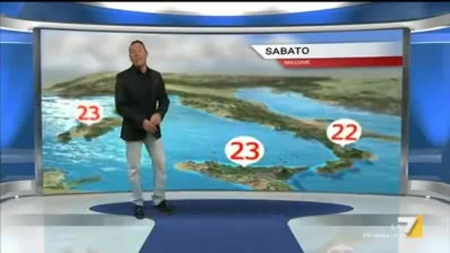 Il meteo della sera del 10 maggio