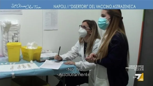 Napoli, i 'disertori' del vaccino AstraZeneca