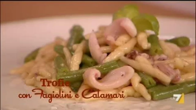 Trofie con Fagiolini e Calamari