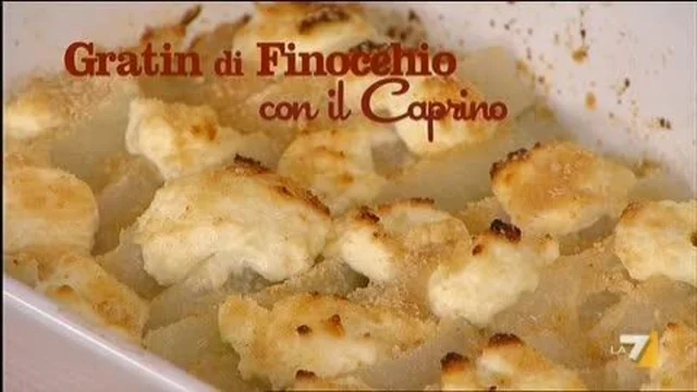 Gratin di Finocchio con il Caprino