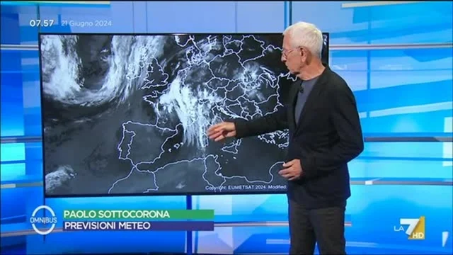 Le previsioni meteo di oggi