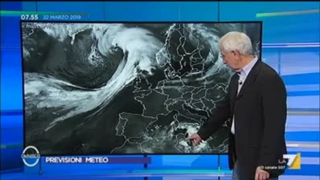 Le previsioni del tempo del 22 marzo