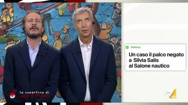 Salone Nautico, Luca e Paolo su Salis-Meloni: "Due liceali che si stanno sul c…"