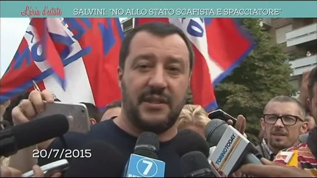 Salvini: lo stato scafista e spacciatore non è il mio stato