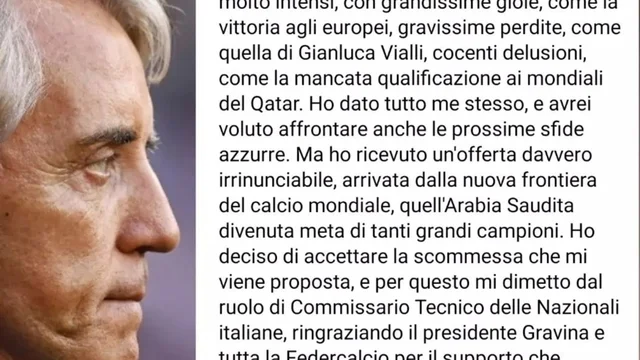"Avrebbe fatto una figura migliore": così Enrico Mentana sull'addio di Roberto Mancini dalla nazionale italiana