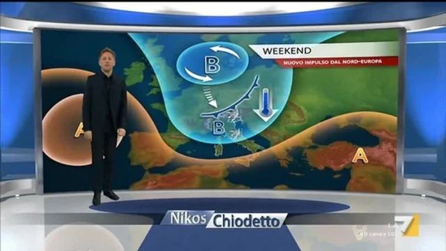 Il meteo della sera del 5 settembre