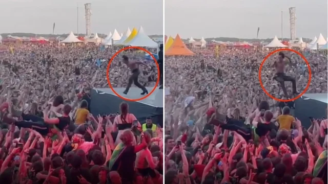Maneskin show in Austria, Damiano si lancia sul pubblico: "Atterraggio perfetto..."
