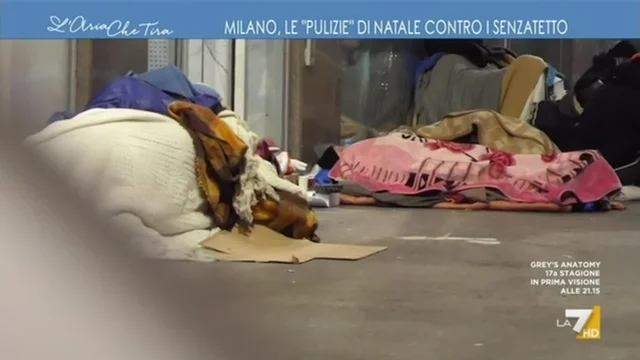 Milano, le 'pulizie' di Natale contro i senzatetto