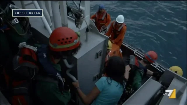 A bordo della Rainbow Warrior III
