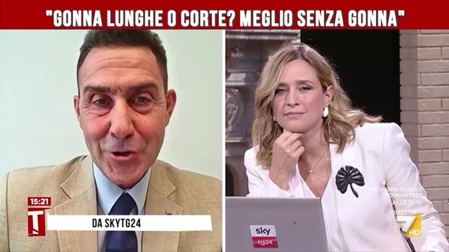 Gonna lunga o corta? Giovanna Pancheri commenta le parole di Vannacci: "Incommentabile, lo valuteranno anche le figlie"