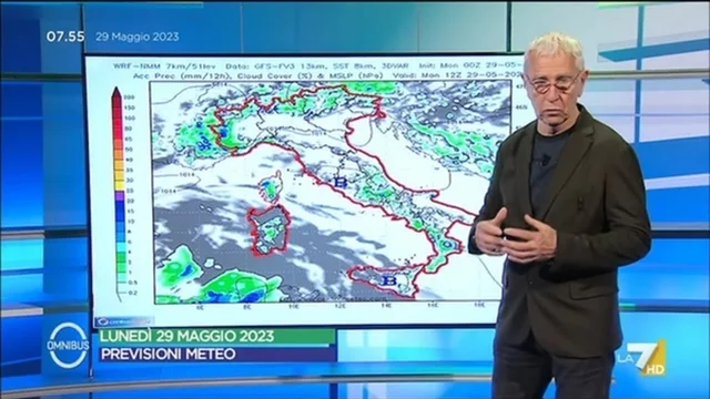 Le previsioni meteo di lunedì 29 maggio