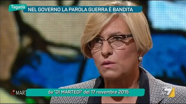 Nel Governo la parola Guerra e' bandita