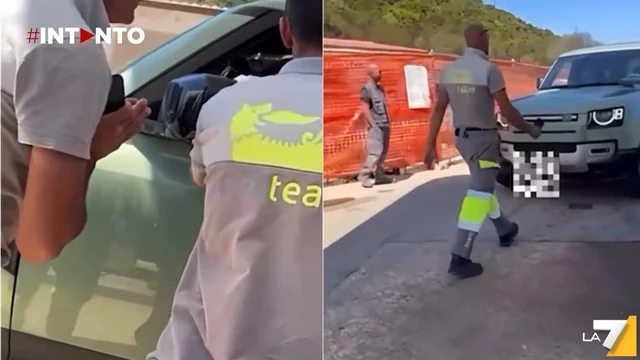 Belén Rodríguez insulta un benzinaio, il video da Porto Cervo