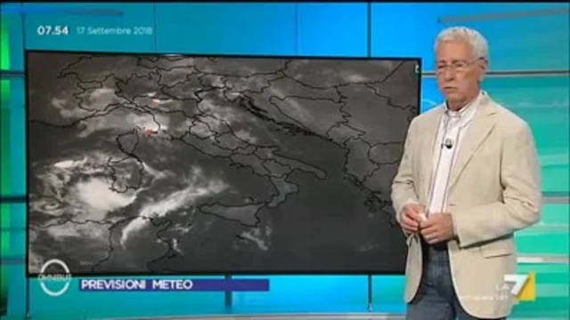 Il meteo del 17 settembre