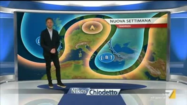 Il meteo della sera del 15 aprile