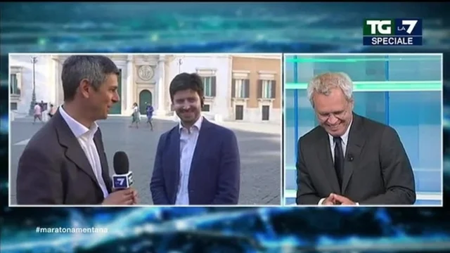 Paolo Celata a Mentana: 'Per una congrua offerta rimango e non vado in ferie negli USA'