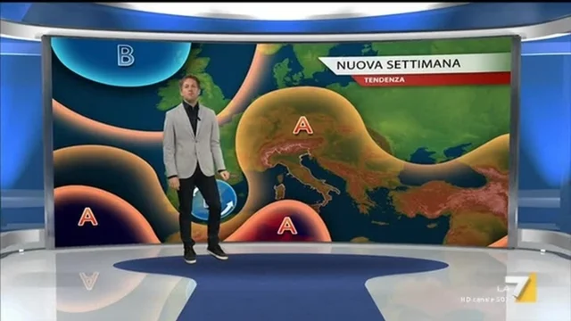 Il meteo della sera del 25 agosto