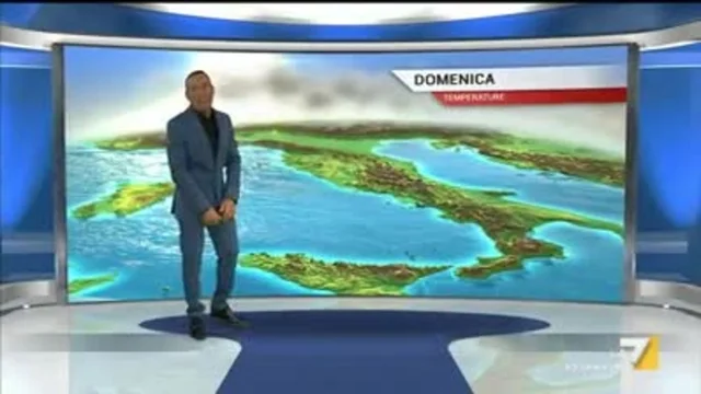 Il meteo della sera
