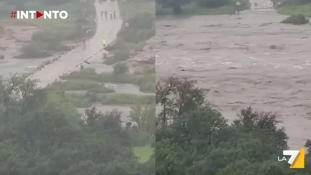 Texas, il timelapse che mostra la rapidità con cui il fiume Llano esonda