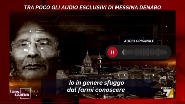 "Sfuggo, sono un felino", l'audio esclusivo di Messina Denaro