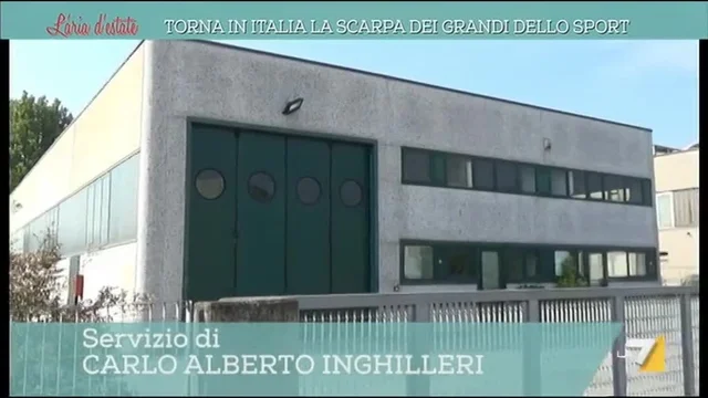 Torna in Italia la scarpa dei grandi dello sport