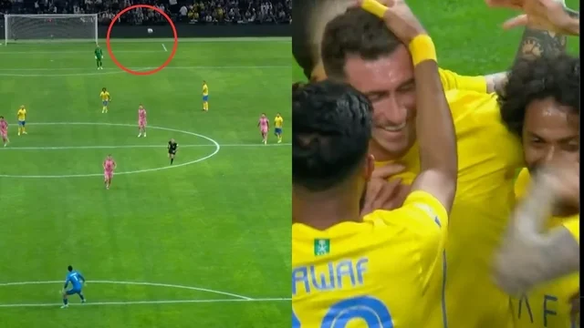 Laporte segna il gol dell'anno per Al Nassr: la punizione da 70 metri