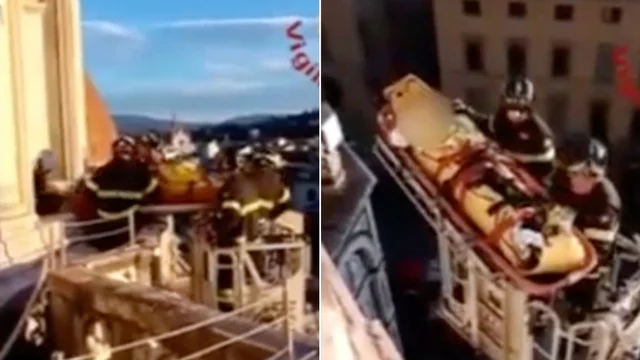 Firenze, turista sviene sulla cupola del Duomo: i vigili del fuoco lo soccorrono