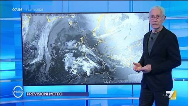 Previsioni Meteo di oggi di Paolo Sottocorona