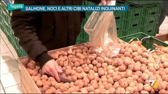 Salmone, noci e altri cibi natalizi inquinanti