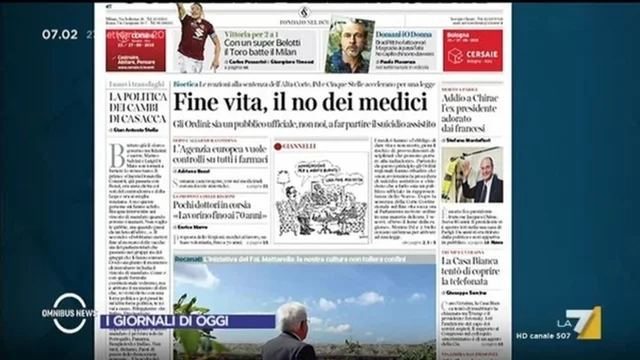 Omnibus News - I giornali di oggi - 27/09/2019