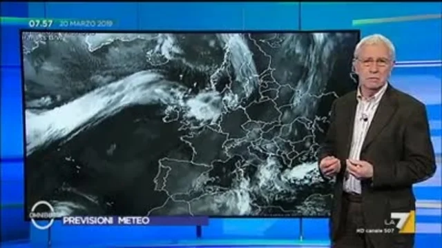 Le previsioni del tempo del 20 marzo