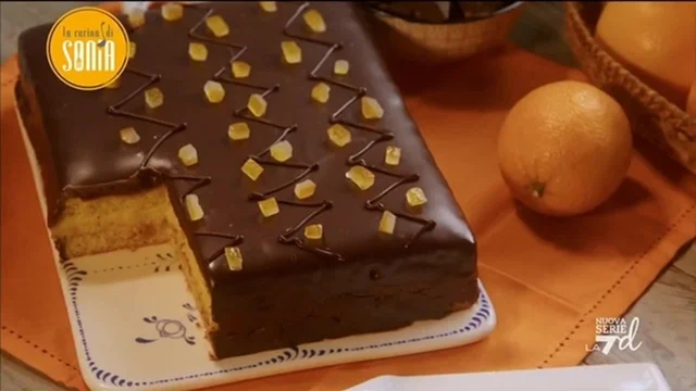 Torta arancia e cioccolato