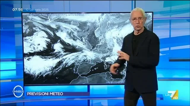 Previsioni meteo di oggi Venerdì 10 Gennaio 2025 di Paolo Sottocorona