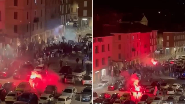 La festa per lo scudetto arriva anche a Sassuolo