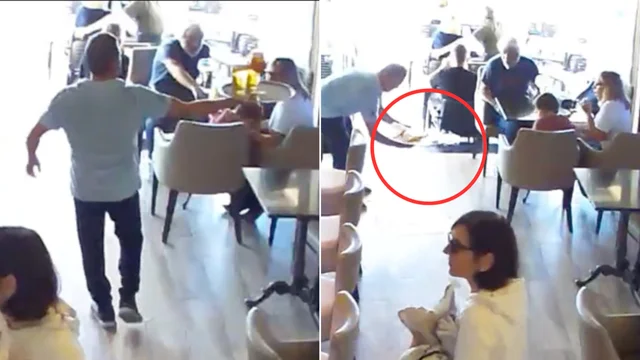 Il gioco del cameriere per impressionare i clienti finisce male: l'epic fail diventa virale