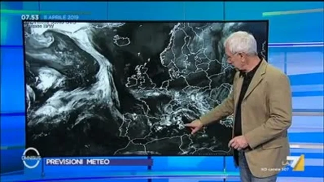 Le previsioni del tempo del 11 aprile