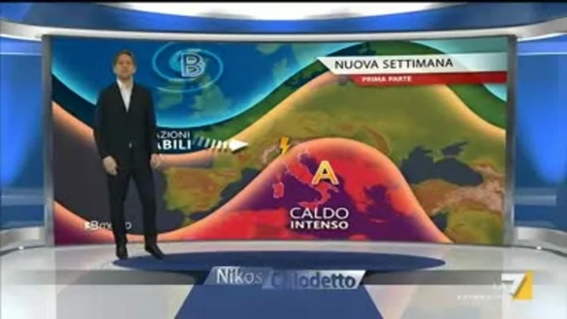 Il meteo della sera