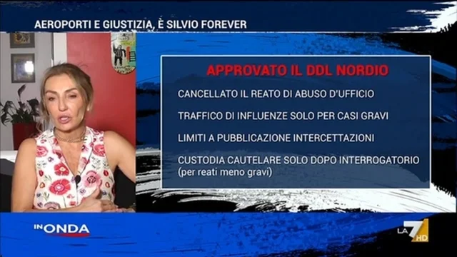 Aereoporti e giustizia, è Silvio forever - In Onda - Puntata del 11/7/2024