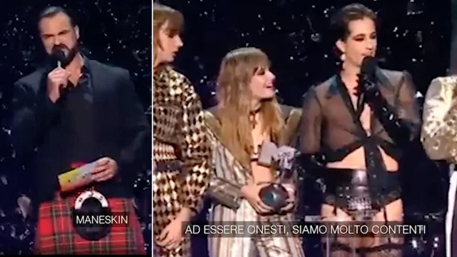 I Måneskin miglior rock band agli Mtv Ema 2021: il momento dell'annuncio e la premiazione