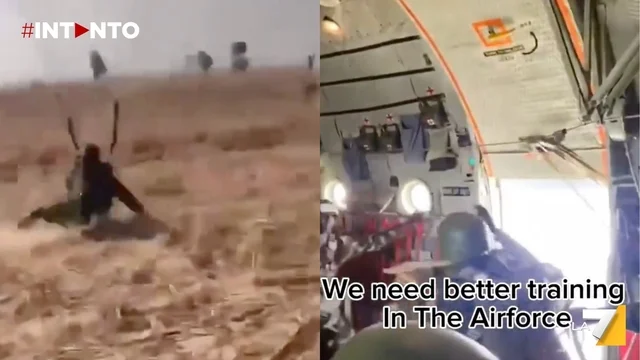 Nigeria, il video del fallimentare lancio dei paracadutisti dell’esercito fa il giro del web