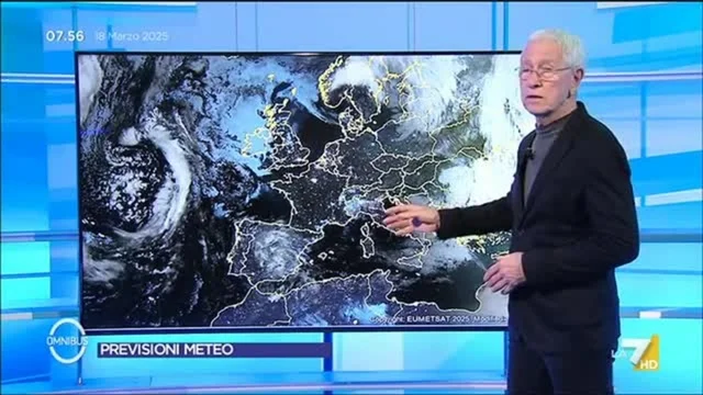 Previsioni Meteo di oggi di Paolo Sottocorona - 18/3/2025