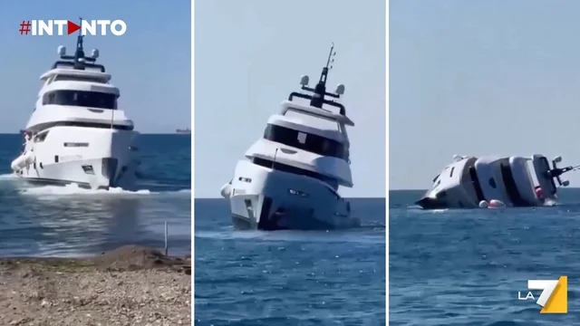 Yacht di lusso affonda a Zonguldak, in Turchia: l’equipaggio si lancia in mare
