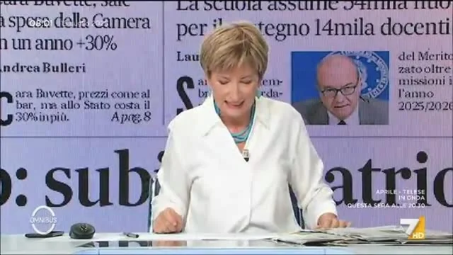 Omnibus Dibattito - Puntata del 15/7/2025