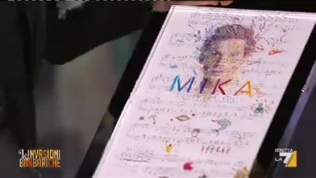 Mika riceve il disco di Platino