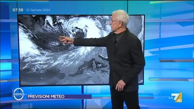 Meteo La7 22/01/2024