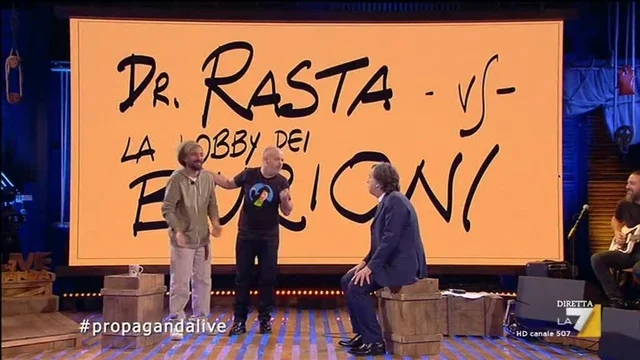Propaganda Live - Dr. Rasta vs Roberto Burioni