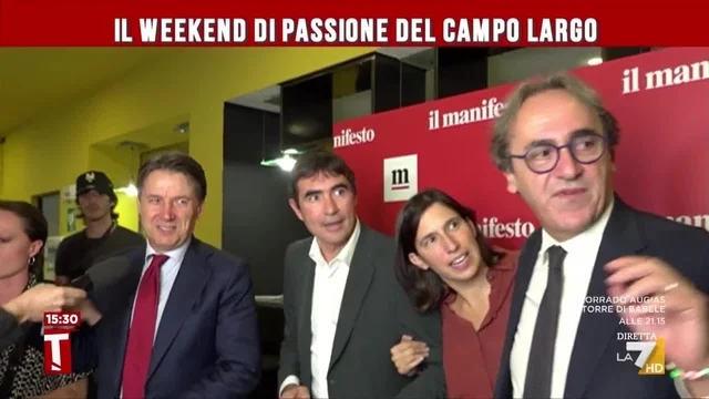 Il weekend di passione del campo largo