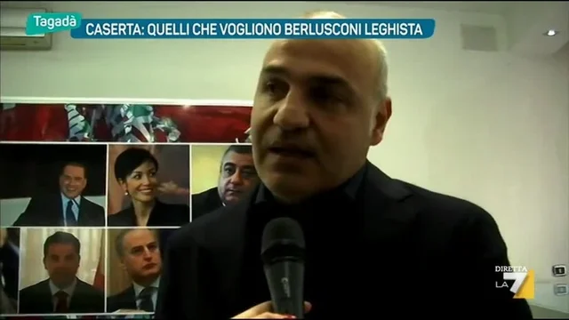 Caserta: quelli che vogliono Berlusconi Leghista