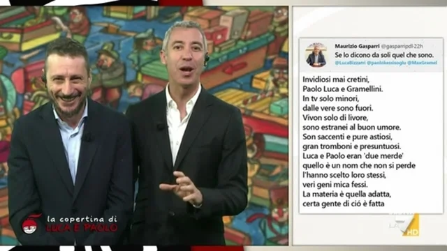 La copertina di Luca e Paolo dell'11/03/2025